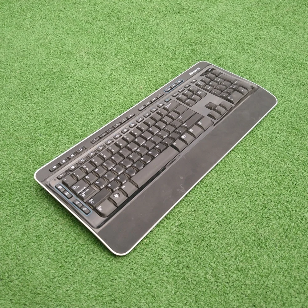SALVAGE/PARTS Microsoft Wireless 2.4GHz Desktop Keyboard 3000 V2.0 NO-Receiver